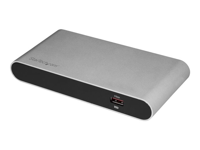 StarTech.com External Thunderbolt 3 to USB Controller w/3 Dedicated USB Host Chips, 1 Each for 5Gbps USB-A Ports, 1 Shared Between 10Gbps USB-C & USB-A Ports, Self Powered, TB3 Daisy Chain - Front BC 1.2 Port - Docking station - USB-C 3.1 / Thunderbolt 3 