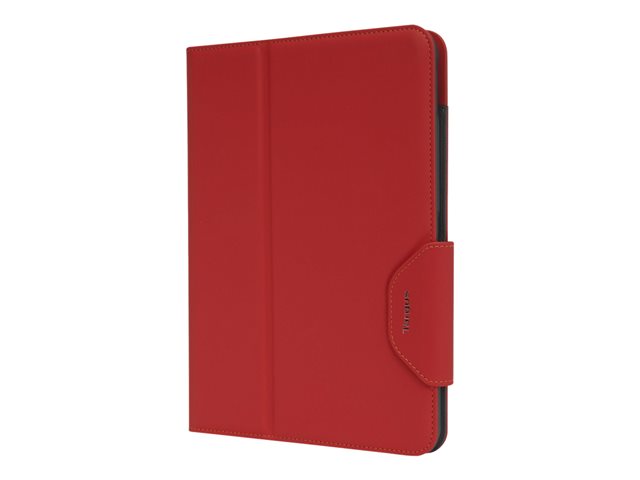 Targus VersaVu - Flip cover for tablet - polyurethane - red - 9.7" - for Apple 9.7-inch iPad (5th generation, 6th generation), 9.7-inch iPad Pro, iPad Air, iPad Air 2