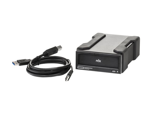HPE RDX Removable Disk Backup System - RDX drive - SuperSpeed USB 3.0 - external