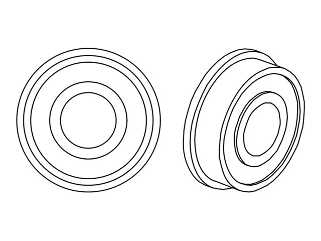 2X BEARING FLANGED - I-CLASS .