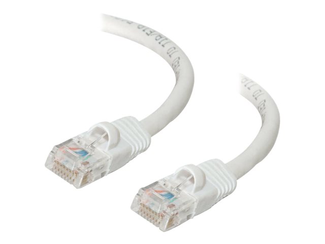 C2G Cat5e Booted Unshielded (UTP) Network Patch Cable - patch cable - 1.5 m - white