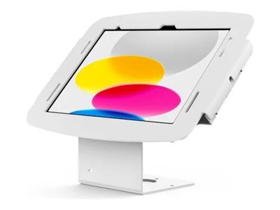 Compulocks iPad 10.9" 10th Gen Space Enclosure Counter Stand or Wall Mount - Stand - 45° viewing angle - for tablet - fixed - lockable - high-grade aluminium - silver, white - screen size: 10.9" - counter top, wall-mountable - for Apple 10.9-inch iPad (10