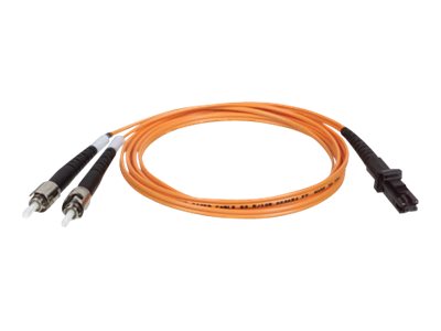 Eaton Tripp Lite Series Duplex Multimode 62.5/125 Fiber Patch Cable (MTRJ/ST), 8M (26 ft.) - patch cable - 8 m - orange