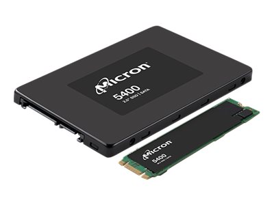 Micron 5400 PRO - SSD - Read Intensive - encrypted - 960 GB - hot-swap - 2.5" - SATA 6Gb/s - 256-bit AES - TCG Enterprise SSC, Self-Encrypting Drive (SED) - for ThinkSystem SR250 V2 7D7Q (2.5"), 7D7R (2.5"), ST250 V2 7D8F (2.5"), 7D8G (2.5")