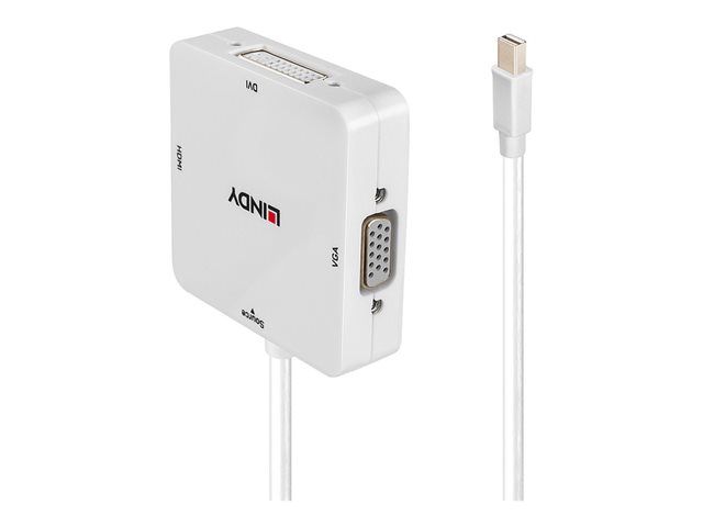 MINI-DISPLAYPORT 1.2 TO HDMI 2 VGA/DVI-D ACTIVE ADAPTER
