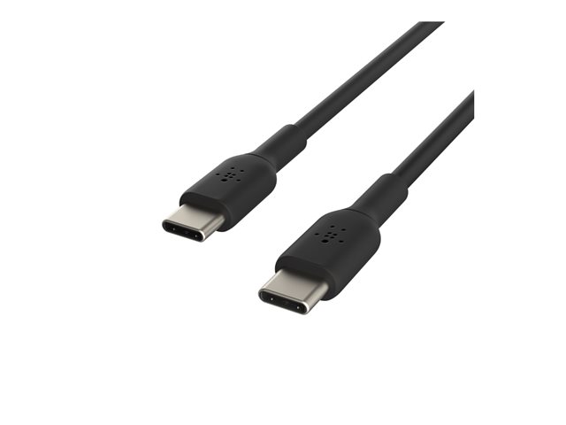 USB-C/USB-C CABLE PVC 1M BLACK