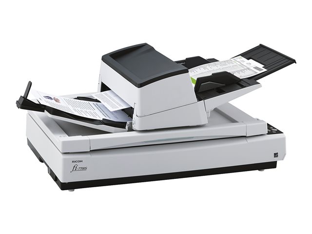 Ricoh fi-7700S fi 7700S fi7700S - Document scanner - Dual CCD - ARCH B - 600 dpi x 600 dpi - up to 75 ppm (mono) / up to 75 ppm (colour) - ADF (300 sheets) - USB 3.1 Gen 1