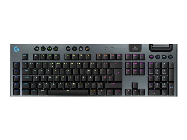 Logitech G G915 X - keyboard - LIGHTSPEED - QWERTY - UK - black Input Device