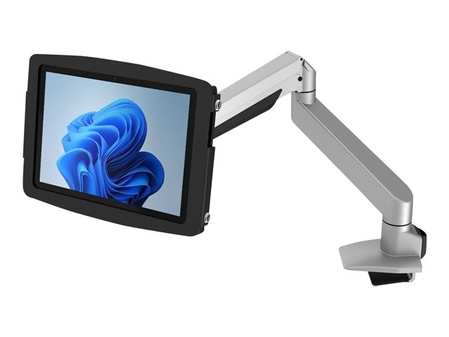 Compulocks Surface Pro 8-10 Space Enclosure Articulating Arm Mount Black mounting kit - adjustable arm - for tablet - black, silver