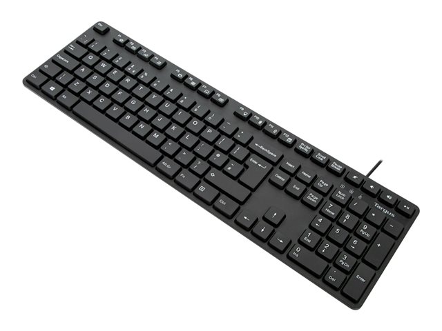 Targus - keyboard - antimicrobial - QWERTY - UK - black Input Device