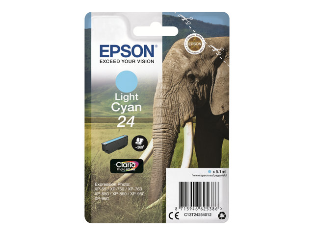 Epson 24 - light cyan - original - ink cartridge