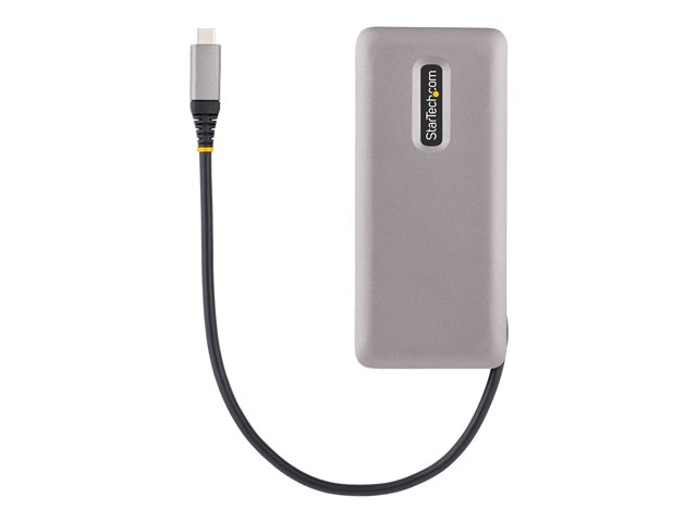 Startech 4-Port USB-C Hub, 4x USB-C Ports, USB 3.1 10Gbps, Portable USB C Hub with 100W Power Delivery Pass-Through, Portable USB Type C Hub w/ 9.8in (25cm) Wrap-Around Cable - USB Expansion Hub (HB31CM4CPD3) - Hub - 4 x USB 3.2 Gen 2 - desktop