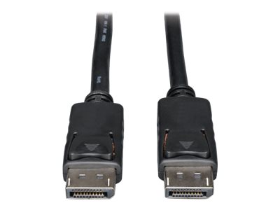 Eaton Tripp Lite Series DisplayPort Cable with Latching Connectors, 4K 60 Hz (M/M), Black, 15 ft. (4.57 m) - DisplayPort cable - 4.6 m