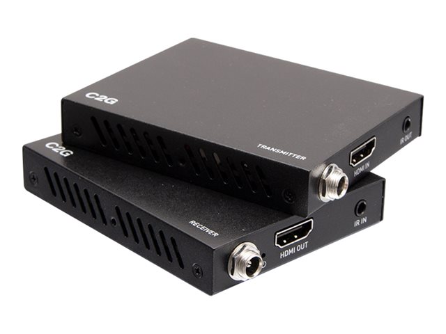 C2G over Cat Extender Box Transmitter to Box Receiver - 4K 60Hz - video/audio extender - HDMI