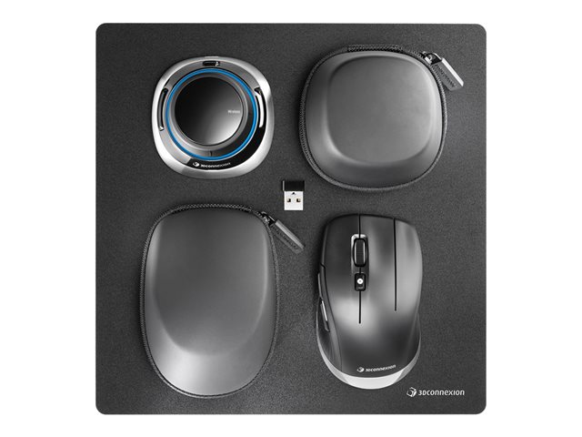 3Dconnexion SpaceMouse Wireless Kit 2 - 3D mouse - 2.4 GHz