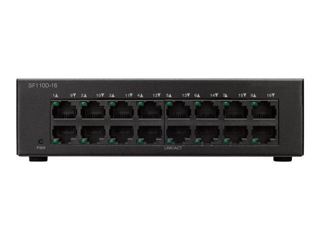 Cisco Small Business SF110D-16 - switch - 16 ports - unmanaged