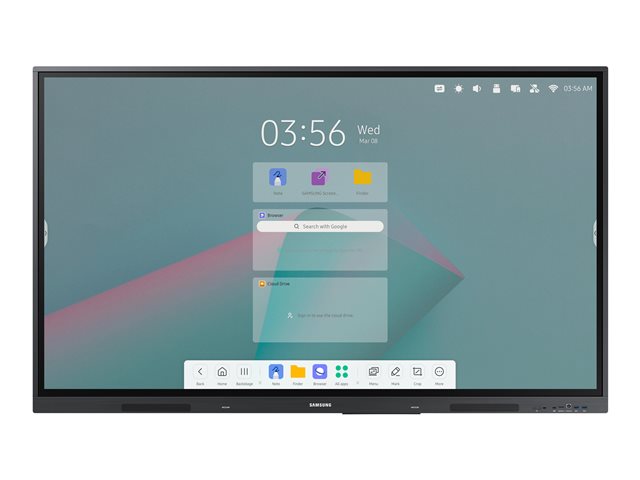 Samsung Interactive Display WA75C - 75" Diagonal Class WAC Series LED-backlit LCD display - education / business - with touchscreen (multi touch) - Android - 4K UHD (2160p) 3840 x 2160