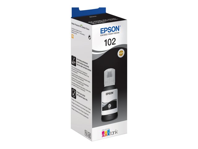 Epson 102 - black - original - ink tank