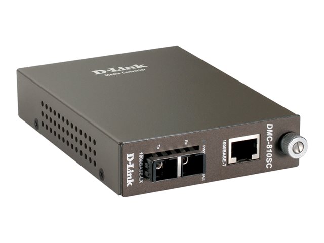 D-Link DMC 810SC - fibre media converter - 1GbE