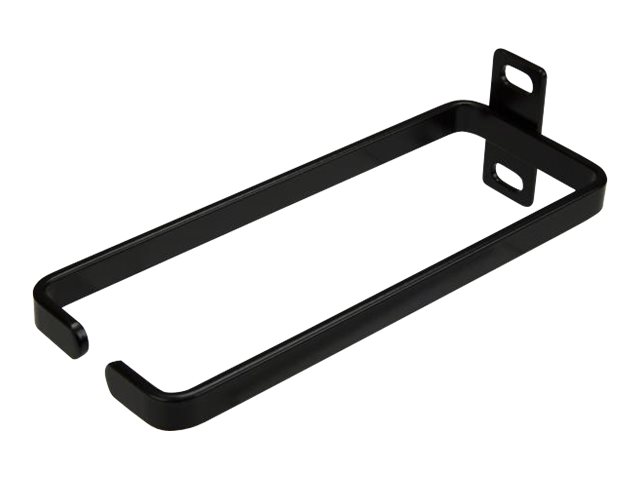 StarTech.com 1U Vertical 2.2 x 5.9in Server Rack Cable Management D-Ring Hook w/ Flexible Opening - Network Rack-Mount Cord Organizer Ring (CMHOOK1UL) - cable management ring - 1U