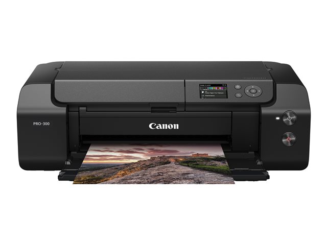 Canon ImagePROGRAF PRO-300 PRO300 PRO 300 - 13" large-format printer - colour - inkjet - A3/Ledger - up to 4.25 min/page (mono) / up to 4.25 min/page (colour) - capacity: 100 sheets - USB 2.0, LAN, Wi-Fi(n)