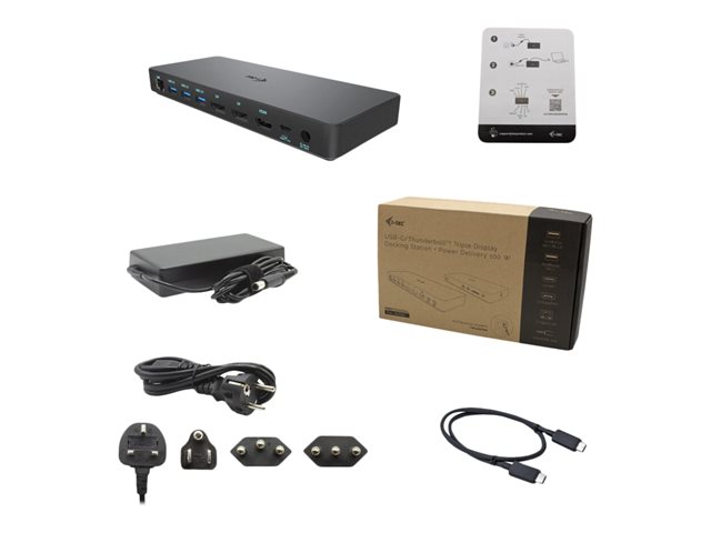 USB-C/THUNDERBOLT 3 TRIPLE DISPLAY DOCKING STATION WITH PD