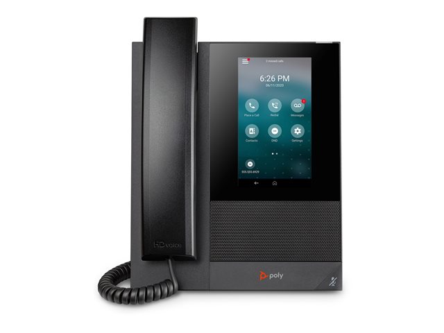 HP Poly CCX 400 - VoIP phone with caller ID/call waiting - SIP - 24 lines - black