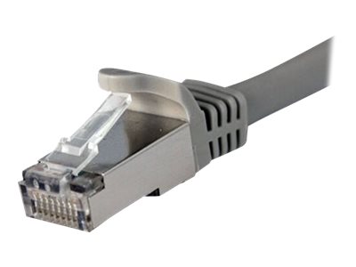 10 FT CAT 6A GRAY SHIELDED MOLDED 10 GIGABIT RJ45 STP CAT6