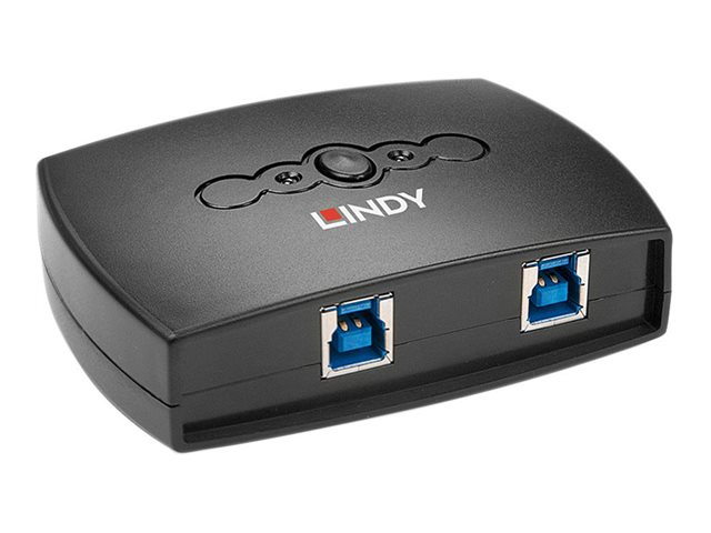 Lindy 2 Port USB 3.0 Switch - USB peripheral sharing switch - 2 ports