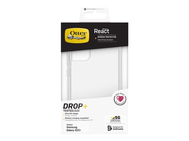 OtterBox React + CP Film Samsung Galaxy S22+ - clear