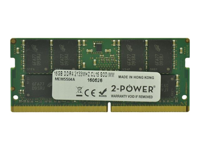 16GB DDR4 2133MHZ CL15 SODIMM MHZ CL15 SODIMM