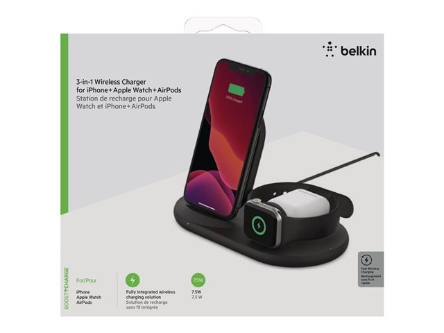 3-IN-1 WIRELESS PADSTANDAPPLE WATCH