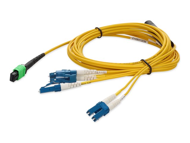MPO/8XLC F/M OS2 FANOUT CBL 1M YELLOW 8-STRAND LSZH FIBER