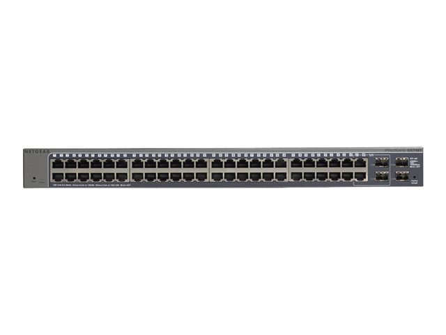NETGEAR Smart GS748T - V5 - switch - 48 ports - Managed - rack-mountable