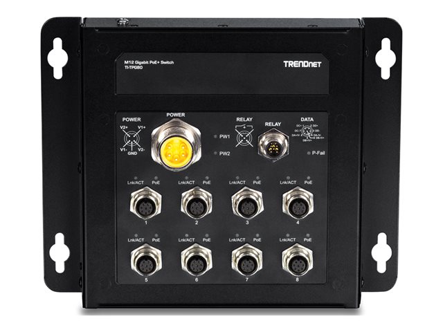 TRENDnet TI-TPG80 - switch - 8 ports - unmanaged - TAA Compliant