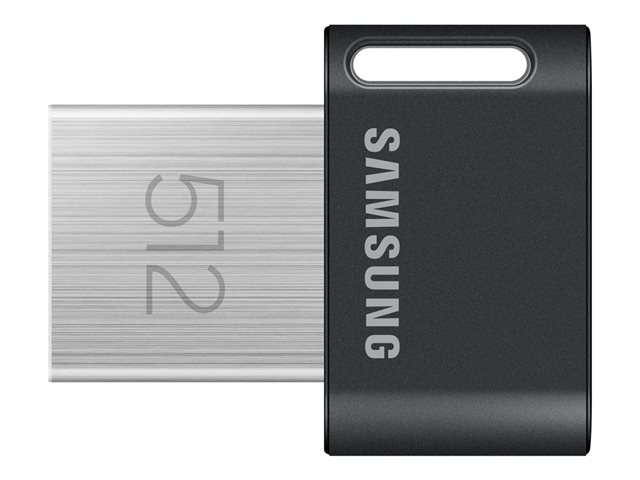 Samsung FIT Plus MUF-512AB - USB flash drive - 512 GB - USB 3.2 Gen 1 - black