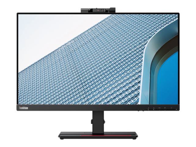 Lenovo ThinkVision T24v-20 - LED monitor - 23.8" - 1920 x 1080 Full HD (1080p) @ 60 Hz - IPS - 250 cd/m² - 1000:1 - 4 ms - HDMI, VGA, DisplayPort - speakers - raven black