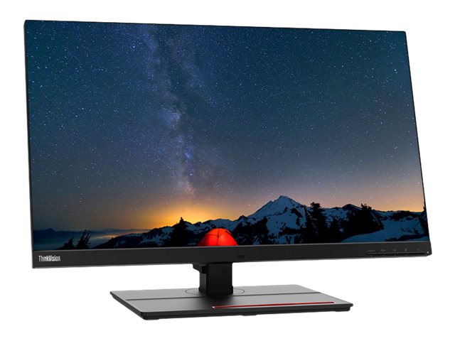 Lenovo ThinkVision P27u-20 - LED monitor - 27" - 3840 x 2160 4K @ 60 Hz - IPS - 450 cd/m² - 1000:1 - 4 ms - Thunderbolt 4, 2xHDMI, DisplayPort - speakers - raven black