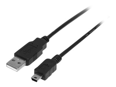 StarTech 2m Mini USB 2.0 Cable A to Mini B M/M - USB cable - USB (M) to mini-USB Type B (M) - USB 2.0 - 2 m - black