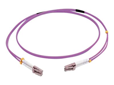 C2G 7m LC/LC OM4 LSZH Fibre Patch - Purple - Patch cable - LC multi-mode (M) to LC multi-mode (M) - 7 m - 7 m - fibre optic - duplex - 50 / 125 micron - OM4 - purple