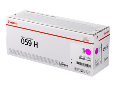 Canon 059 H - High capacity - magenta - original - toner cartridge - for i-SENSYS LBP852Cx, Satera LBP851C, LBP852Ci