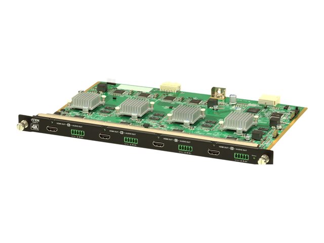 ATEN VM8814 4-Port 4K HDMI Output Board with Scaler - expansion module - HDMI x 4