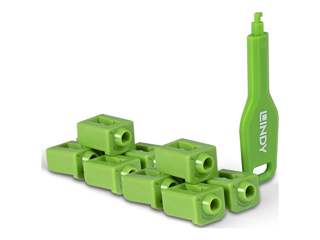 LINDY LAN port blocker with key