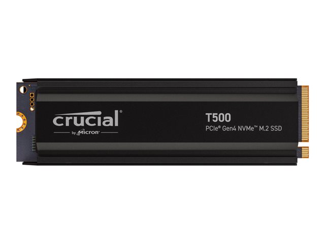 Crucial T500 - SSD - 4 TB - internal - M.2 2280 - PCIe 4.0 x4 (NVMe) - integrated heatsink