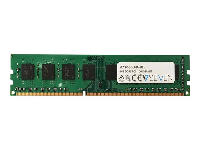 V7 - DDR3 - module - 4 GB - DIMM 240-pin - 1333 MHz / PC3-10600 - unbuffered