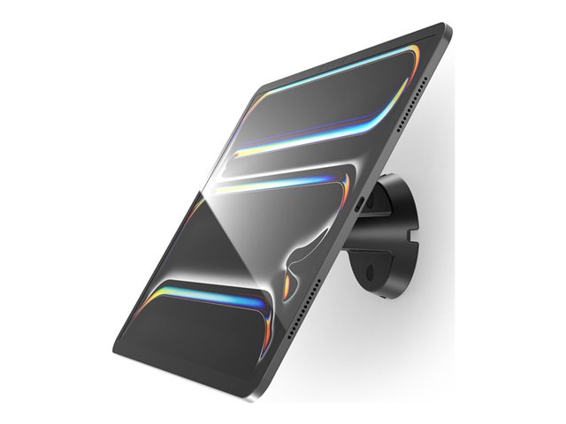 Compulocks Universal Invisible Mount Tilting Wall Mount - Mounting kit (wall mount) - for tablet - invisible - black - screen size: up to 13" - mounting interface: 100 x 100 mm