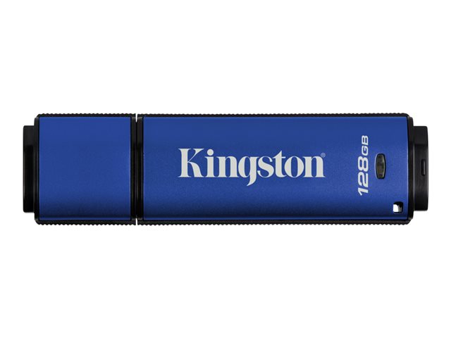 Kingston DataTraveler Vault Privacy 3.0 - USB flash drive - 128 GB - TAA Compliant