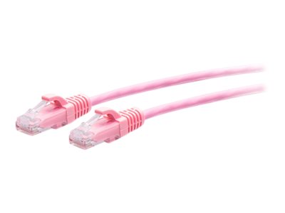 C2G 25ft (7.6m) Cat6a Snagless Unshielded (UTP) Slim Ethernet Network Patch Cable - Pink - patch cable - 7.6 m - pink