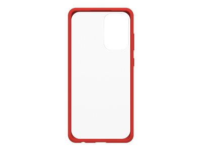 OtterBox React Samsung Galaxy A72 - Power Red - clear/red