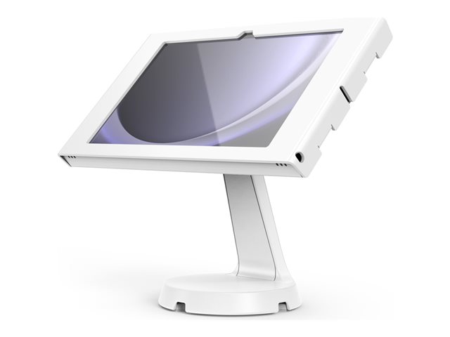 Compulocks Galaxy Tab A9+ Apex Enclosure Mast Stand - Mounting kit (enclosure, stand) - for tablet - lockable - metal frame - white - screen size: 11" - counter top, wall-mountable - for Samsung Galaxy Tab A9+